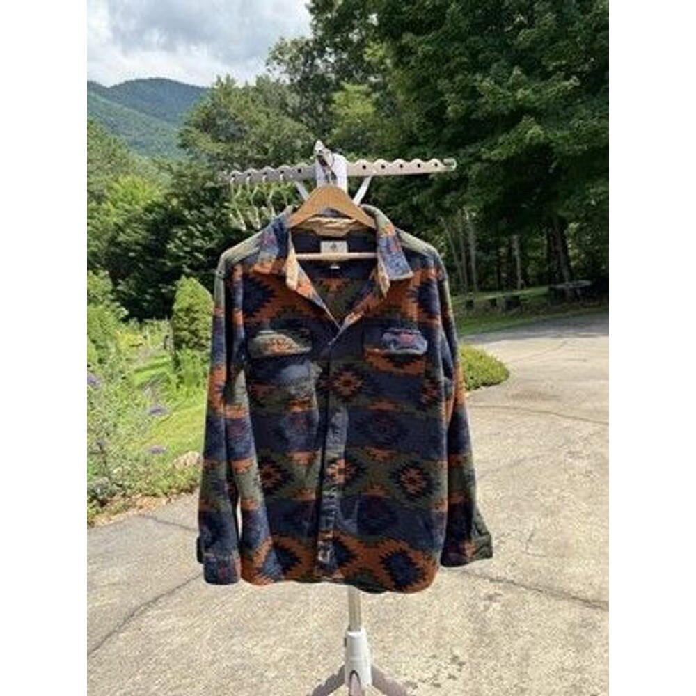 Legendary Whitetails Fleece Shirt Jacket Shacket Aztec Southwestern Men’s XL